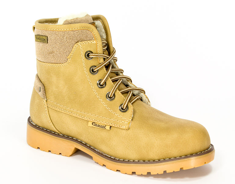 Trzewiki American TL1709S-2 Cream r.32-36