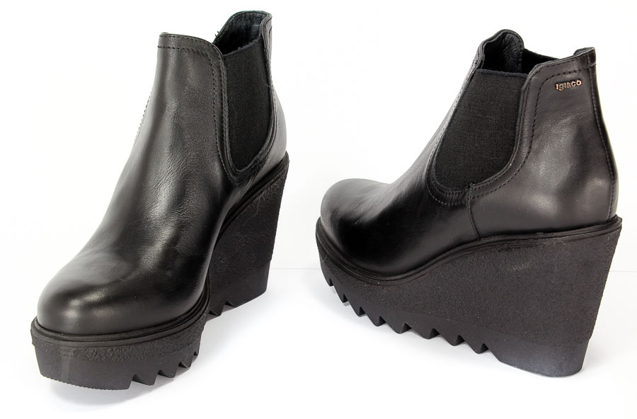 Botki Igi&Co 68190/00 Nappa Soft/Nero