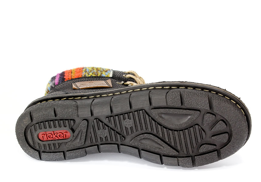 Trzewiki Rieker 73343-00 Black Comb