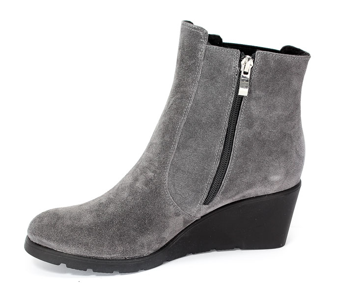 Botki Cortesini Z948/1 Szary Welur