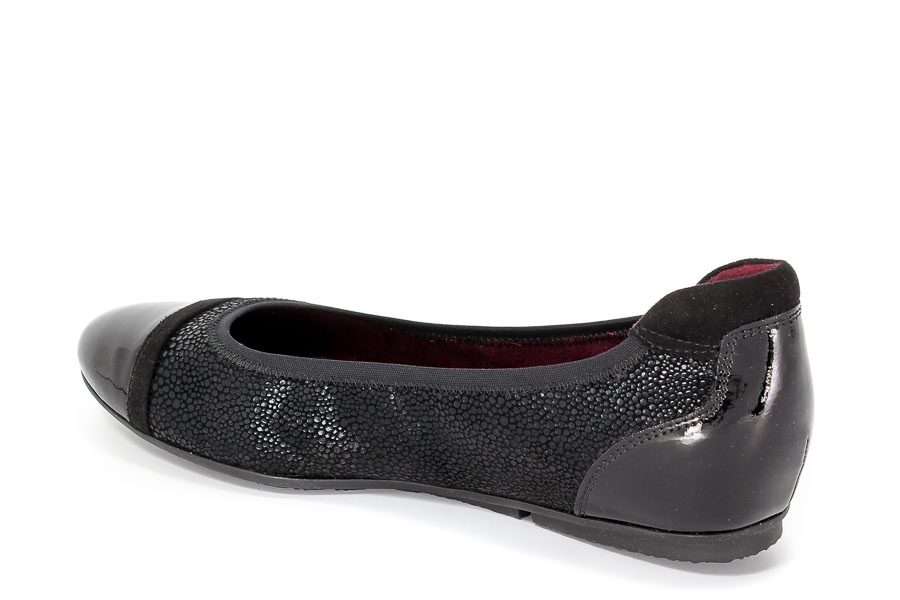 Baleriny Tamaris 1-22101-27 098 Black Comb