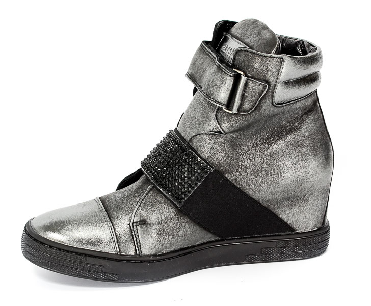 Sneakersy Marshall 6818 C/C Nikiel 