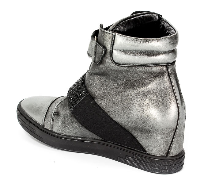 Sneakersy Marshall 6818 C/C Nikiel 