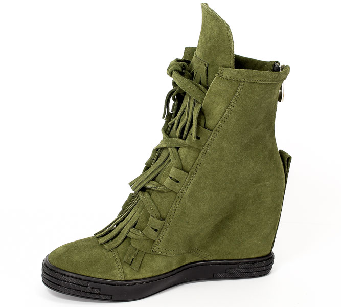 Sneakersy Euro Moda 2222/117/V Zielony