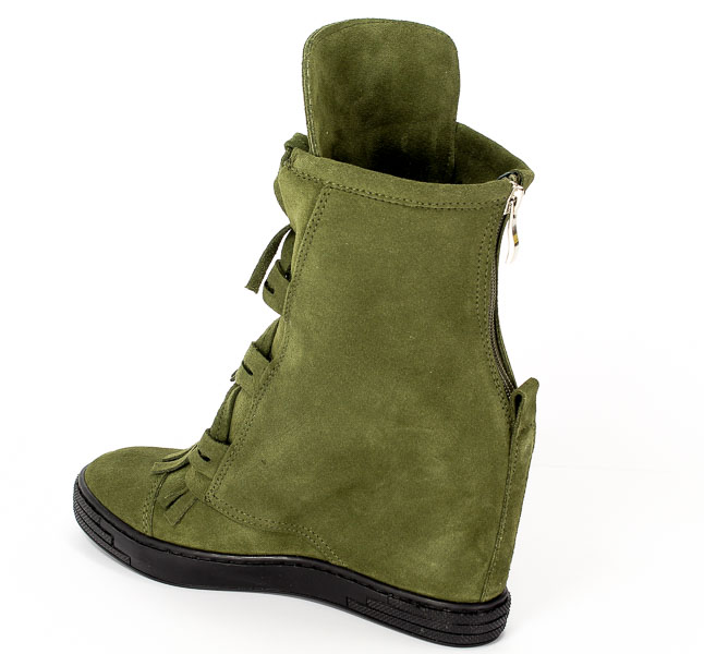 Sneakersy Euro Moda 2222/117/V Zielony