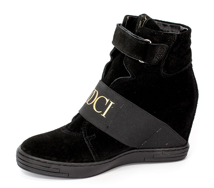 Sneakersy Euro Moda 2222/219 Czarny 