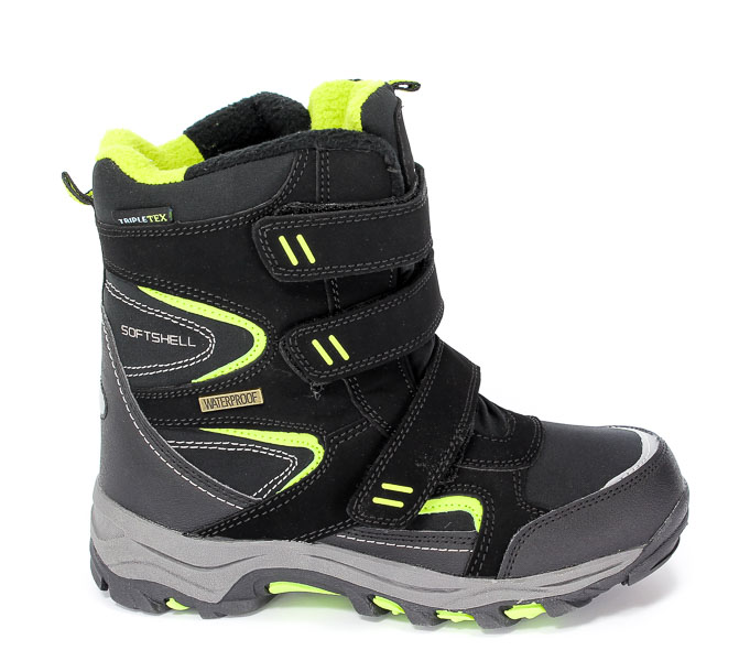 Trzewiki American WT1627 Black/Limone r.32-36
