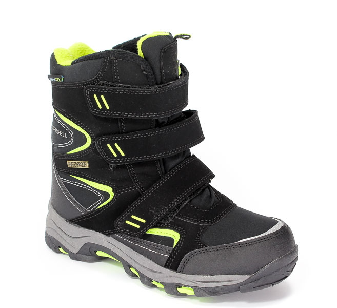 Trzewiki American WT1627 Black/Limone r.32-36