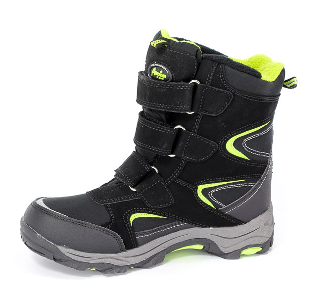 Trzewiki American WT1627 Black/Limone r.32-36