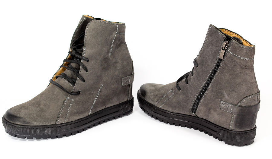 Sneakersy Eksbut 75-3975-G76 Szary Welur
