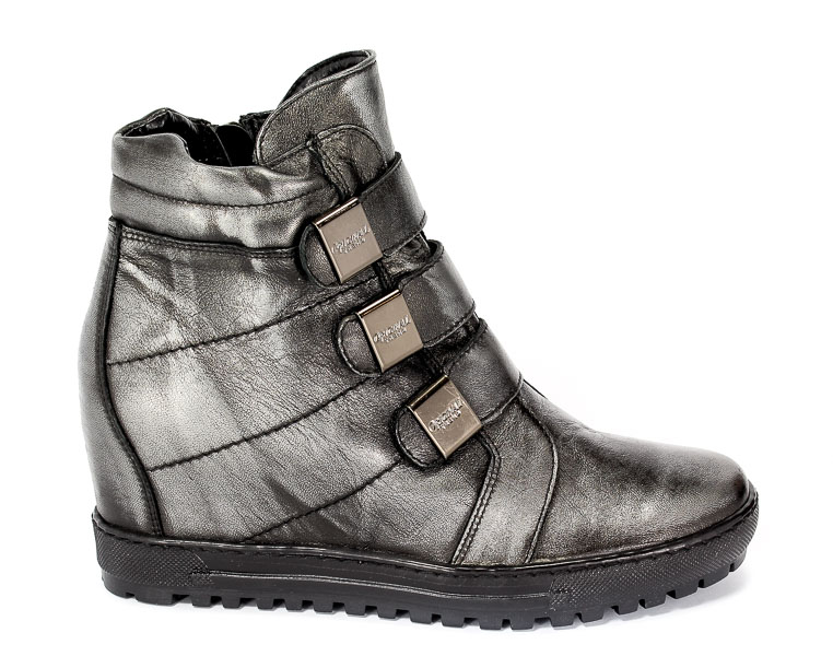 Sneakersy Eksbut 66-4319-E04 Czarny-Srebro lic