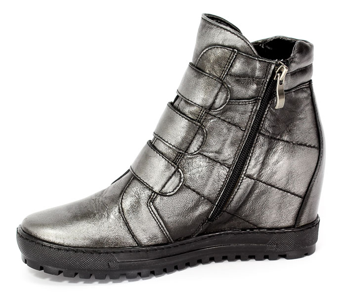 Sneakersy Eksbut 66-4319-E04 Czarny-Srebro lic