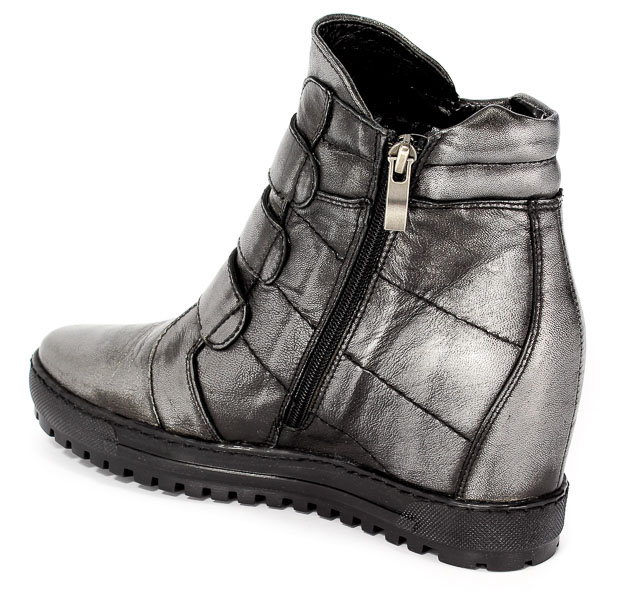 Sneakersy Eksbut 66-4319-E04 Czarny-Srebro lic