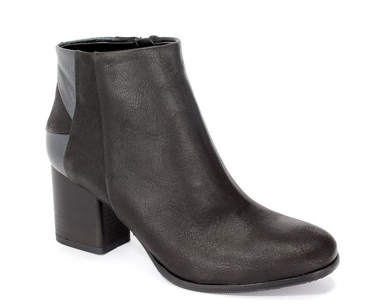 Botki Kaniowski K-2772/378-357 Czarny+Srebro