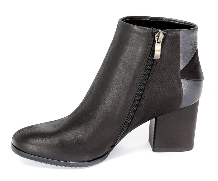 Botki Kaniowski K-2772/378-357 Czarny+Srebro