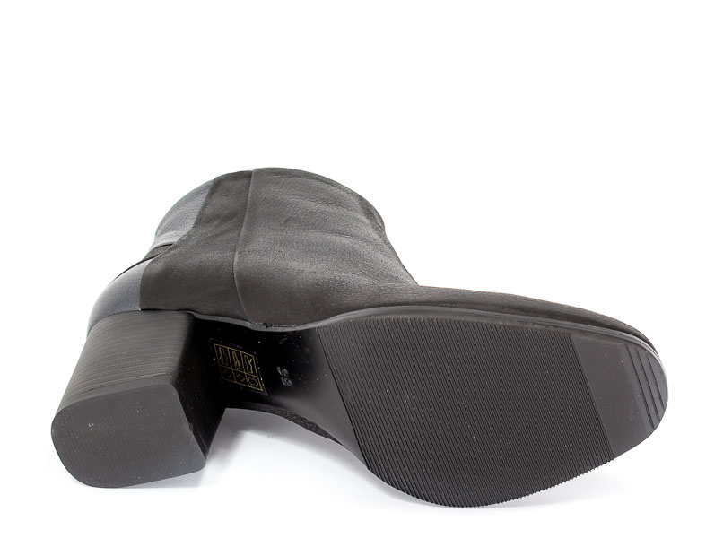 Botki Kaniowski K-2772/378-357 Czarny+Srebro