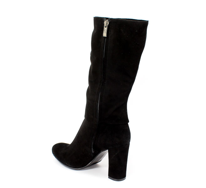 Kozaki Bravo Moda 2070 Czarny zamsz