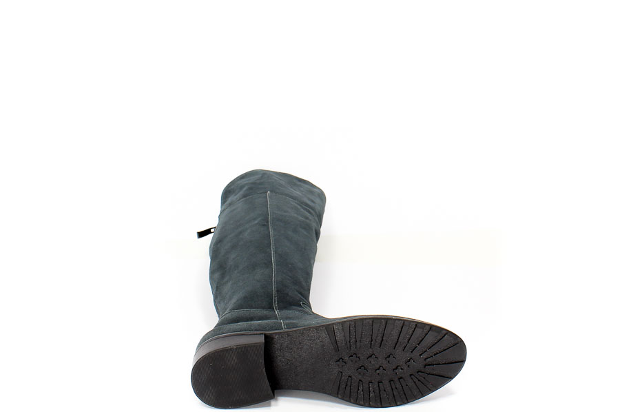 Kozaki Eksbut 96-4313-G37 Szary Welur
