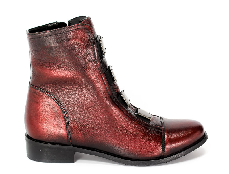 Trzewiki Eksbut  64-3520-F95 Bordo/Czarny Lic