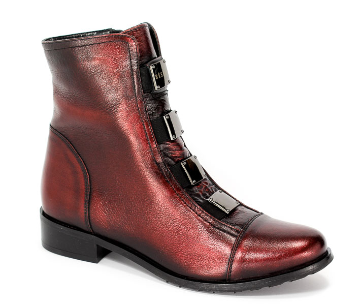 Trzewiki Eksbut  64-3520-F95 Bordo/Czarny Lic