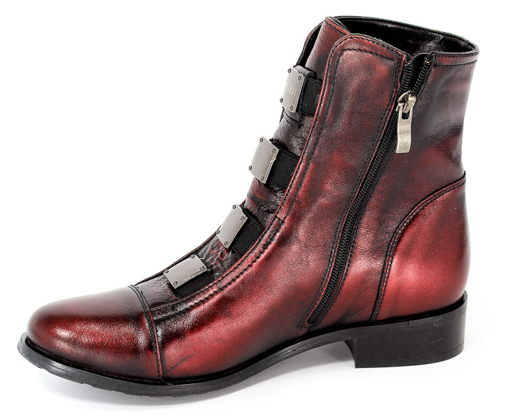 Trzewiki Eksbut  64-3520-F95 Bordo/Czarny Lic