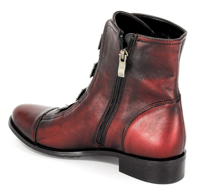 Trzewiki Eksbut  64-3520-F95 Bordo/Czarny Lic