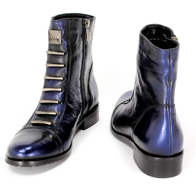 Trzewiki Eksbut  65-3828-F63-1G Czarny/Niebieski