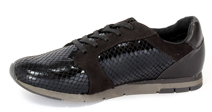 Półbuty Tamaris 1-23617-27 053 Black STR. Comb