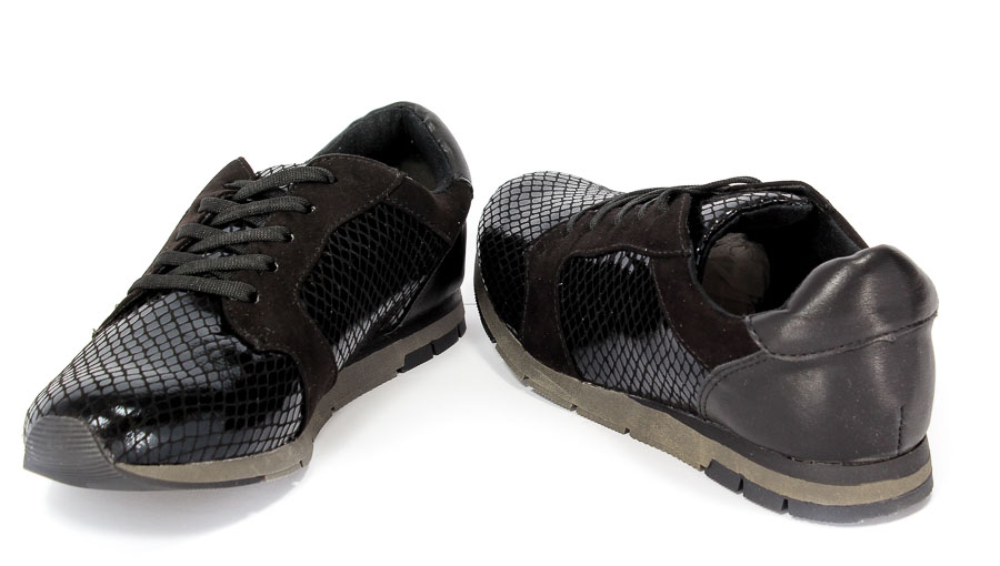 Półbuty Tamaris 1-23617-27 053 Black STR. Comb