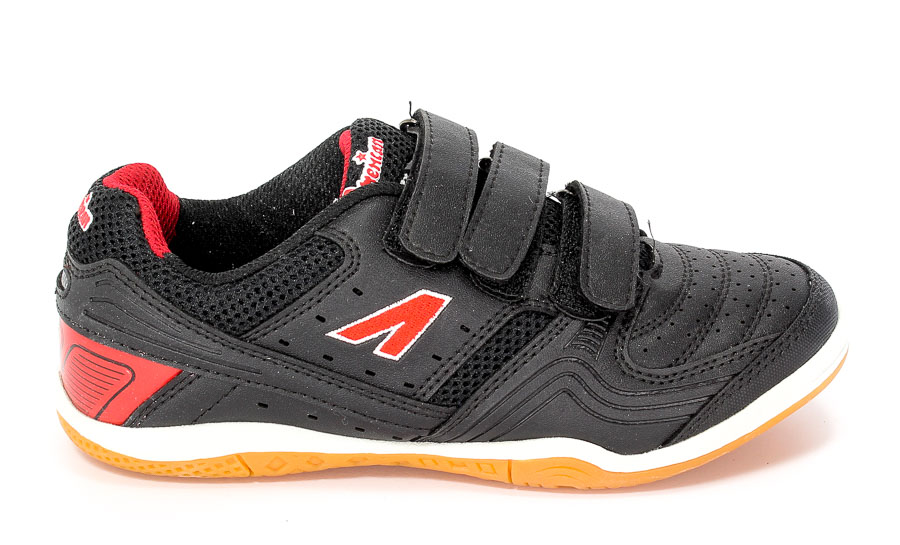 Półbuty American S12348-2 Black/Red.Prz