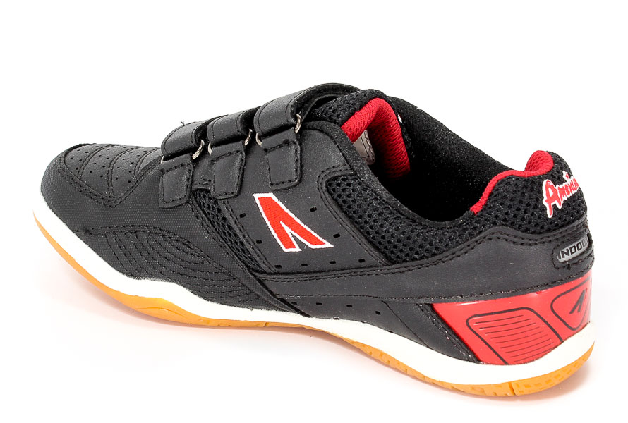 Półbuty American S12348-2 Black/Red.Prz