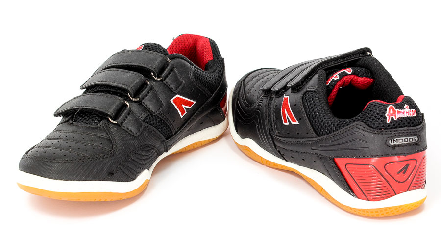 Półbuty American S12348-2 Black/Red.Prz