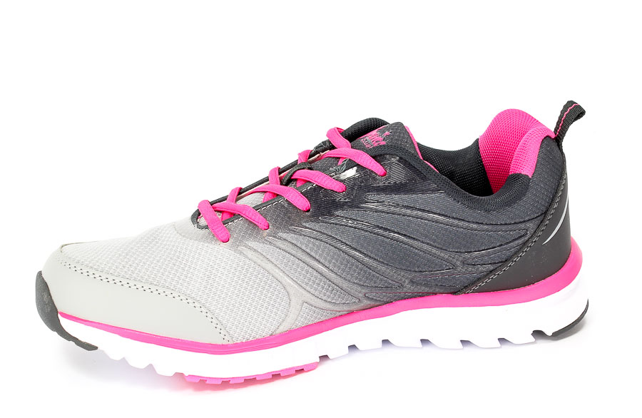 Półbuty American BAAS-203 Grey/Fuxia .Prz