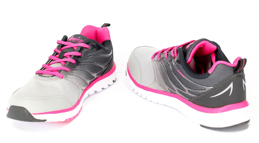 Półbuty American BAAS-203 Grey/Fuxia .Prz