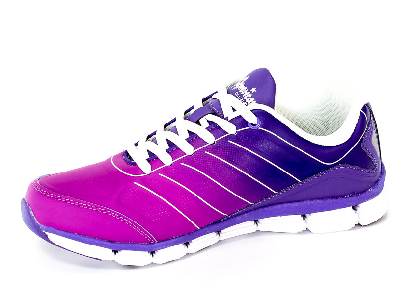 Półbuty American BAAS-201 Purple/White.Prz