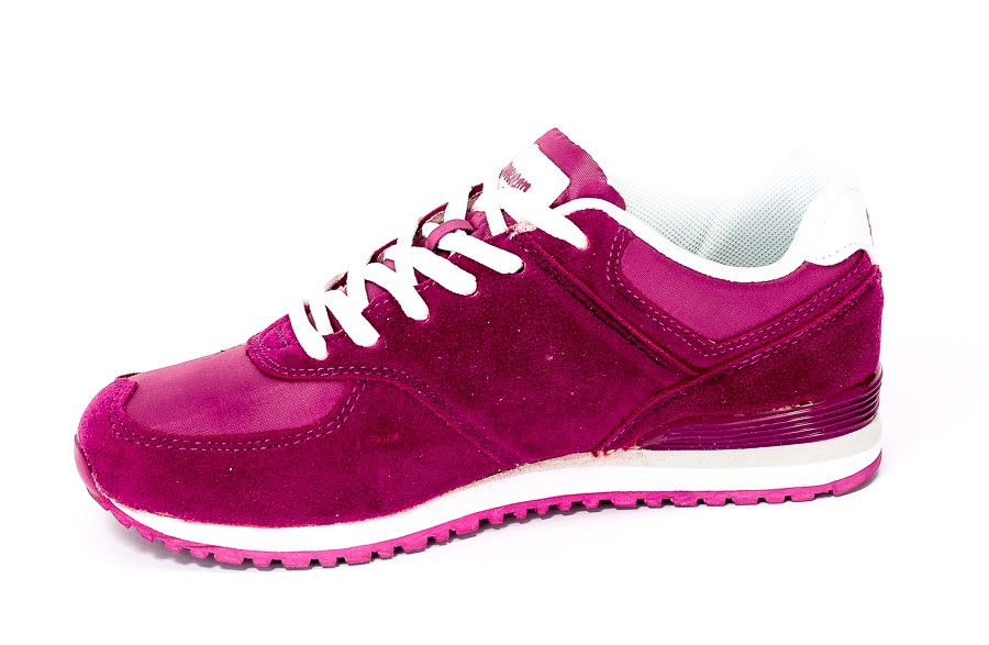 Półbuty American 33100-E DK.Fuxia/White.Prz