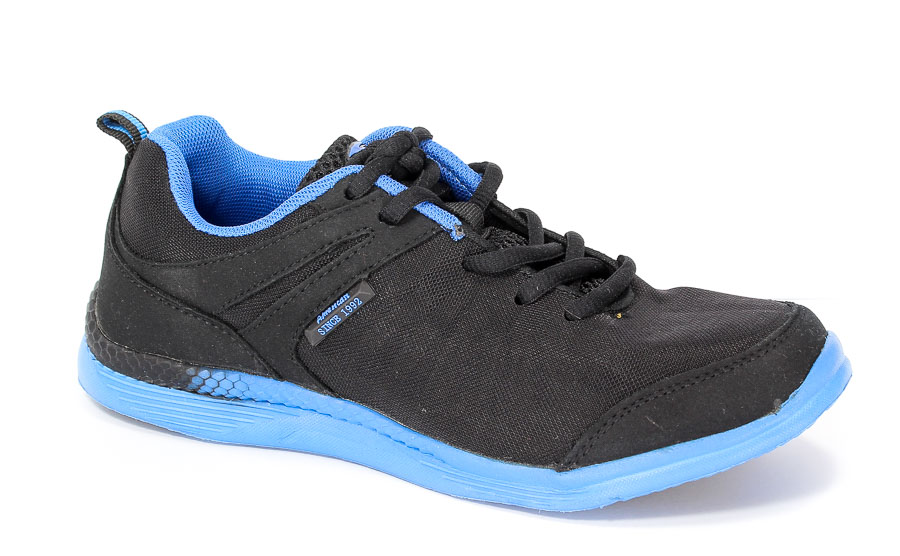 Półbuty American WW-55190 Black/DK.Blue.Prz
