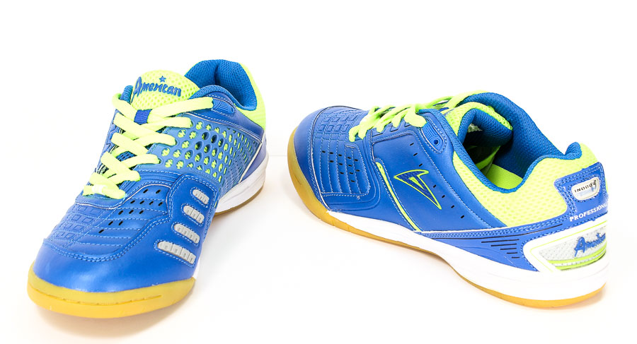 Półbuty American S12349 Blue/Lime-R37.Prz