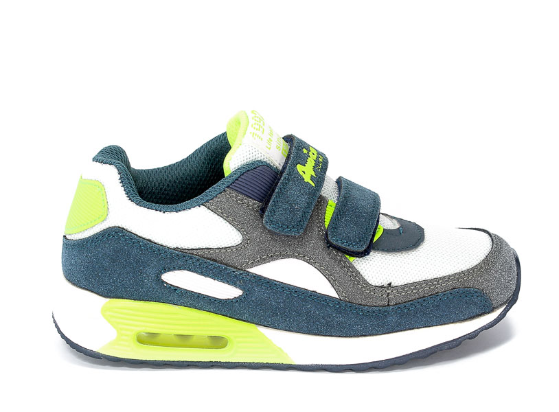 Półbuty American K13822-1 Navy/Green.Prz