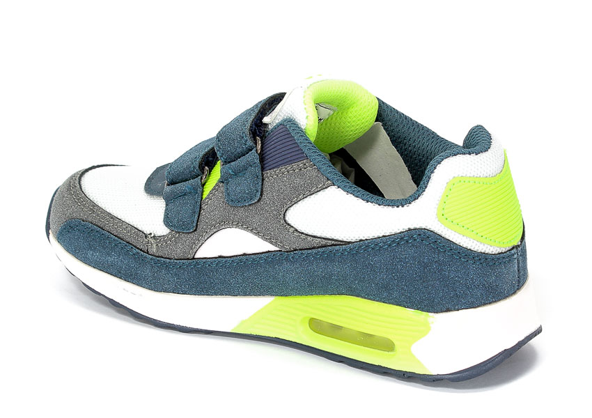 Półbuty American K13822-1 Navy/Green.Prz