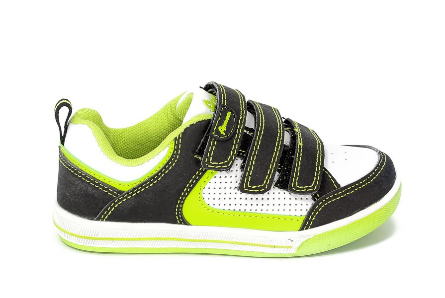 Półbuty American 2900 Black/Green.Prz