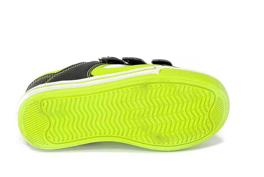 Półbuty American 2900 Black/Green.Prz