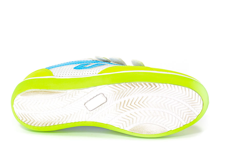 Półbuty American CA95-05316 White/Lime.Prz
