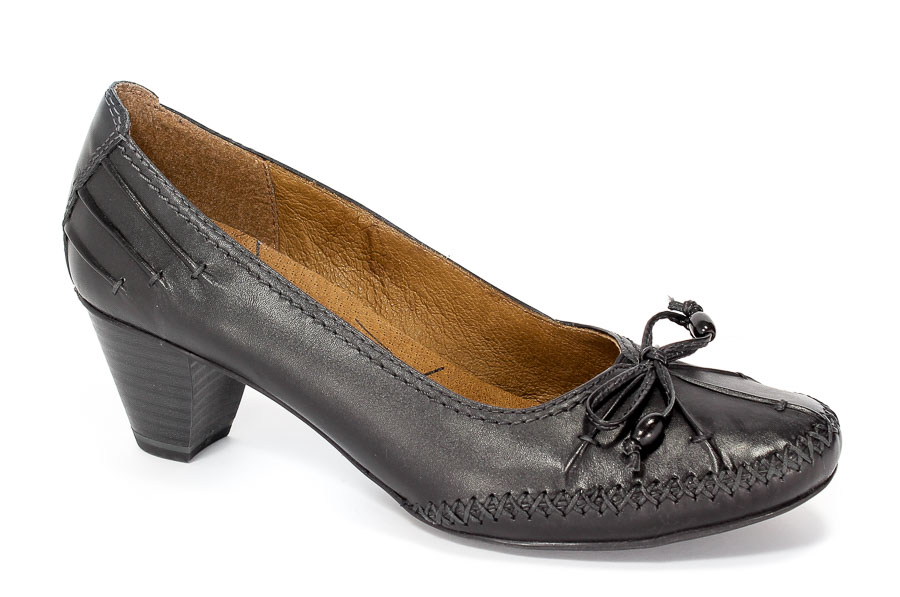 Czółenka Jana 8-22304-28 Black.Prz