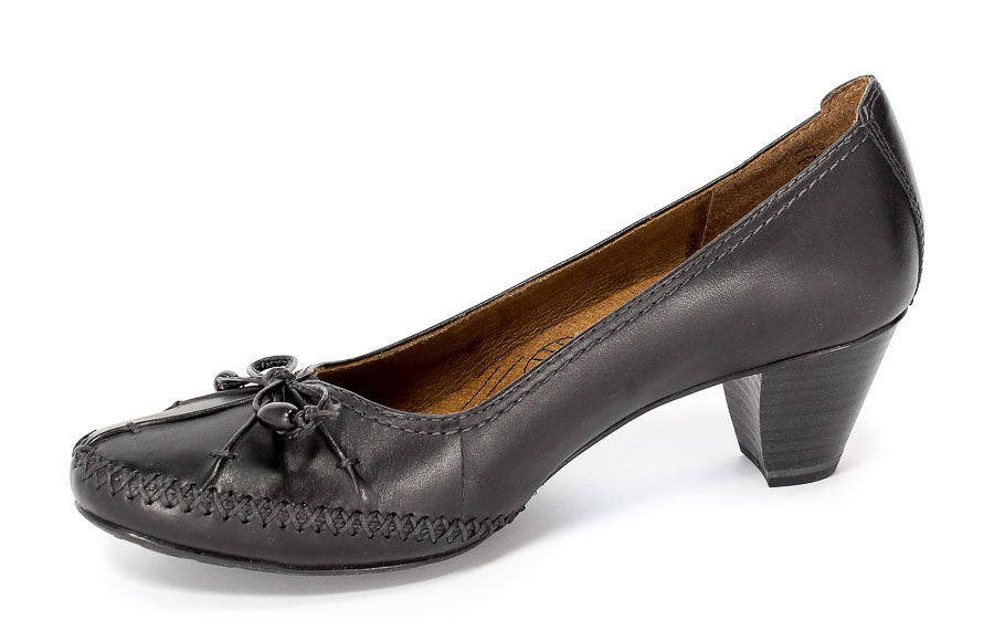 Czółenka Jana 8-22304-28 Black.Prz