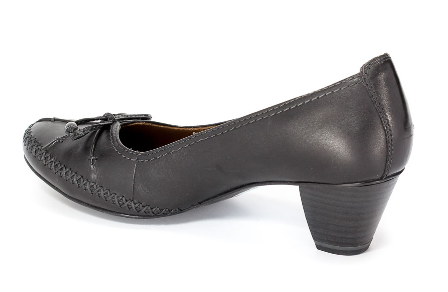Czółenka Jana 8-22304-28 Black.Prz
