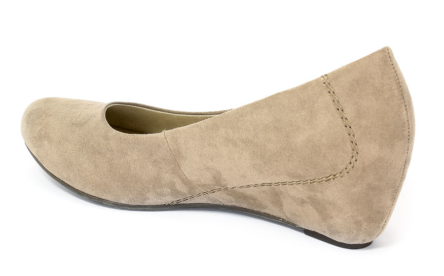 Czółenka Jana 8-22331-30 Taupe.Prz