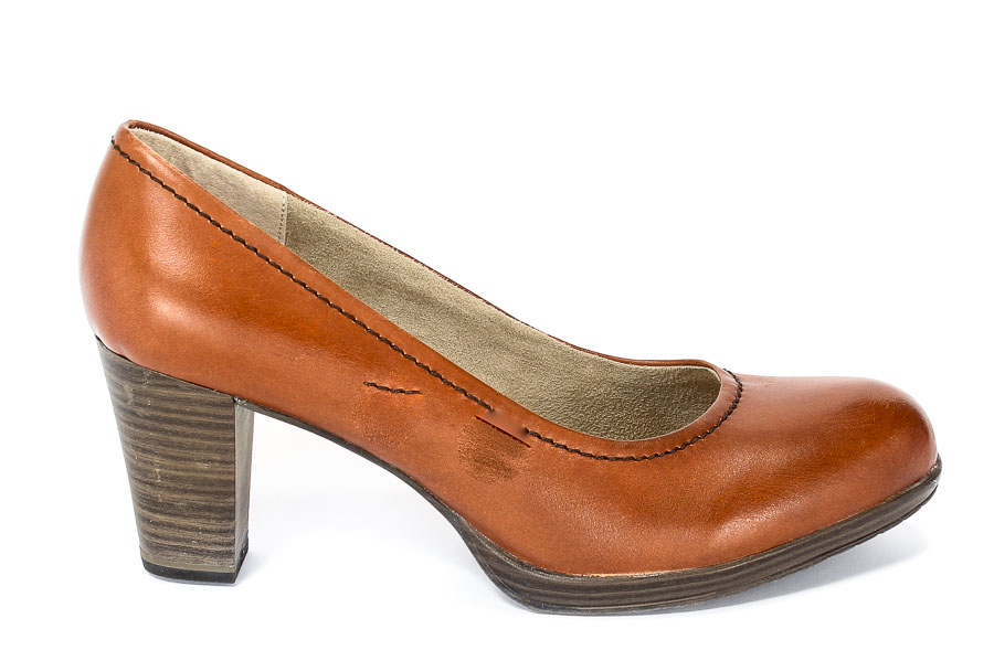 Czółenka Jana 8-22448-20 Brown.Prz