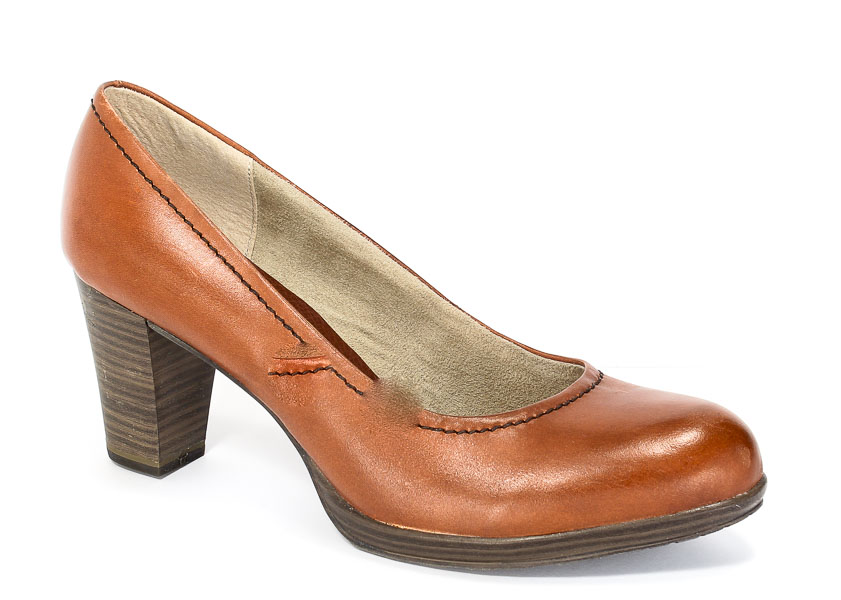 Czółenka Jana 8-22448-20 Brown.Prz