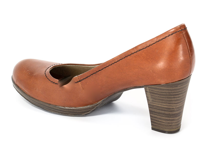 Czółenka Jana 8-22448-20 Brown.Prz
